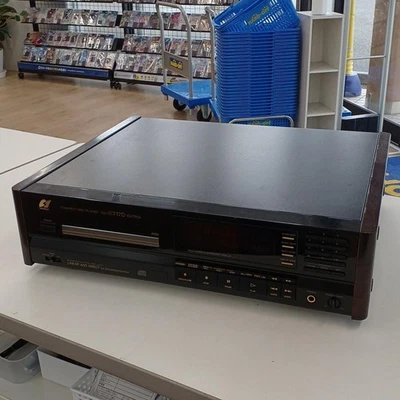 CD Player Extra SANSUI CD-A717D Alpha X Balanced Vintage Funciona Testado OM04 11.5 - Imagem 1 de 3