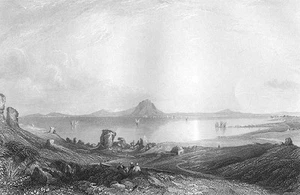 Tunesien, ALTE STADT KARTHAGO RUINEN Punische Kriege ~ 1843 Kunstdruck Gravur - Bild 1 von 1