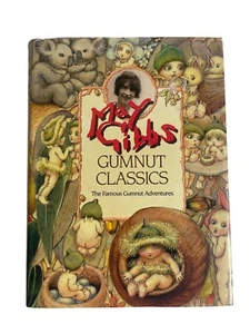 May Gibbs Gumnut Classics - The Famous Gumnut Adventures Hardcover Storybook DJ - Picture 1 of 8