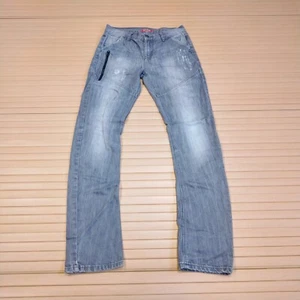 Guess Los Angeles Jeans UK14 Grey Women's Straight Cut Zipped Pockets - Picture 1 of 10