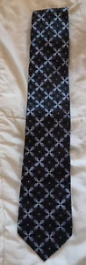 Ike Behar Necktie 100% Silk Hand Tailored In USA Different Shades Of Blue - Picture 1 of 12