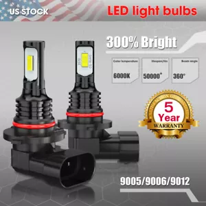 9012 bombillas LED de haz alto/bajo para Chevy Impala 2014-2015 envío rápido a EE. UU. - Imagen 1 de 12
