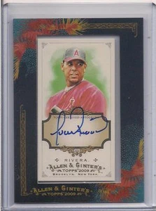 JUAN RIVERA FRAMED AUTO 2009 TOPPS ALLEN & GINTER BASEBALL - Picture 1 of 1