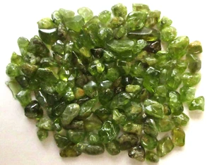 Peridoto - Olivino - Caído - 100 gramos - Arizona - Lote de 122 piezas - Imagen 1 de 2