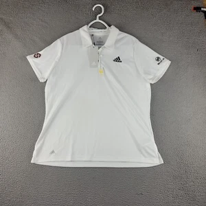 Camisa Adidas Mujer Extra Grande Blanca Polo Informal Golf Rendimiento Logo Buick - Imagen 1 de 12