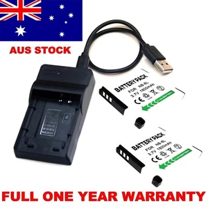 Battery / USB Charger For NB-8L Canon PowerShot A2200 A3000 IS A3100 IS NEW - Picture 1 of 12