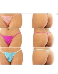 NEU Pure Romance Höschen OSQ Naughty Neons G-String 3er-Pack Höschen 1x-3x - Bild 1 von 8