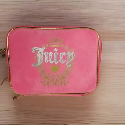 Juicy Couture Wristlet Makeup Bag – Gold Detail, New With Tags - Image 1 of 4