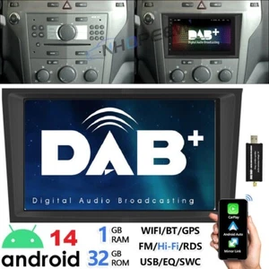 DAB+ Android Car Stereo GPS Carplay For Vauxhall Astra Zafira Corsa Head Unit - Picture 1 of 20