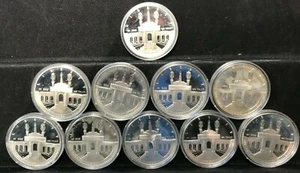 10 Coin 1984-S Proof OLYMPIC Coliseum Silver Dollar LOT OF TEN in capsules PF - Picture 1 of 1