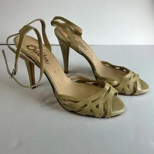 Butter Brand Gold Heels - Made in Italy, Size 9 - Picture 1 of 6