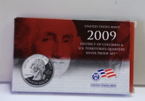 2009 S United States Mint 50 State Quarters Silver Proof Set with Box And COA - Picture 1 of 4
