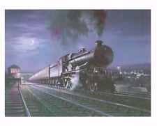 Night Train Winchester Castle GWR Railway Print Picture Don Breckon DBG#55