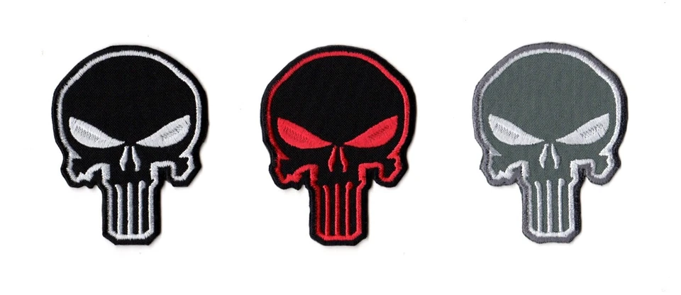 Skull Morale Army Patch | Punisher Biker Motorcycle Tactical Special Forces - Image 1 of 1