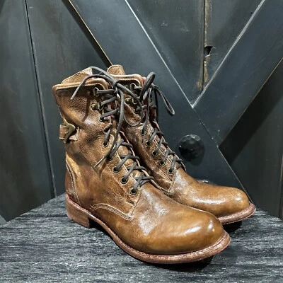 Botín BED STU serie Anne Cobbler en trémolo rústico oliva para mujer talla 9,5 nuevo en caja Foto 1 de 4