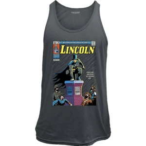 Camiseta sin mangas de cómic vintage de Abraham Lincoln - Imagen 1 de 6