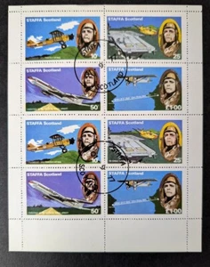 Großbritannien Staffa Scotland Briefmarken Luftfahrt - Bild 1 von 1