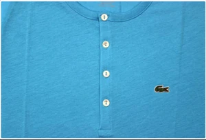 LACOSTE S/S PIMA COTTON HENLEY T-SHIRTS, Blau, 2xl - Bild 1 von 2