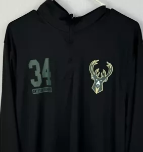 Milwaukee Bucks Athletic Shirt 1/4 Zip Pullover Herren XL NBA Giannis - Bild 1 von 5