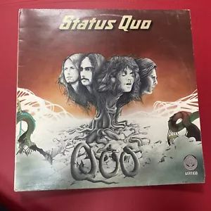 STATUS QUO - QUO - LP 1974 ON VERTIGO 9102 001 LABEL WITH G/FOLD INSERT - Picture 1 of 4
