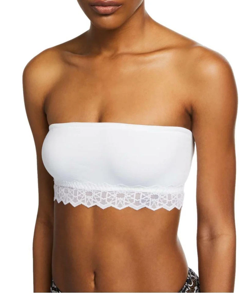 Sujetador bandeau Bella by Cosabella 275682 para mujer Avi algodón, estrella/blanco, LG Foto 1 de 2