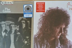 QUEEN The Game LP Exclusive Silver Vinyl + BRIAN MAY Back To The Light LP Sealed - Picture 1 of 3