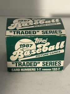 1987 Topps Baseball Traded Complete Box Set 132 Cards - Picture 1 of 5