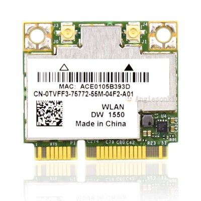 Broadcom BCM94352HMB DW1550 TVFF3 802.11AC WLAN WiFi card+Bluetooth 4.0 2.4/5GHz - Image 1 of 4