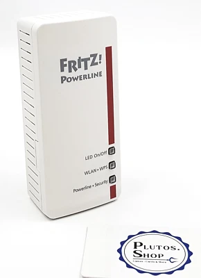 AVM FRITZ Powerline 540e Steckdosen Netzwerk LAN Adapter WLAN 2,4GHz dlan - Bild 1 von 3
