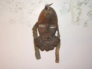 Dan Mask, Liberia, Circa Mid to Late 20th Century, 12" Long 5" Wide - Picture 1 of 4