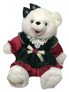 Vintage Schneeflocke Teddy 1998 EUC 23 Zoll Dan Dee Etikett fehlt - Bild 1 von 7