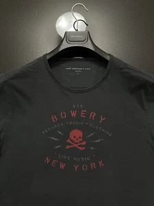 Camiseta John Varvatos Star EE. UU. Para Hombre - "315 Bowery New York" - Heritage Años 2010 - Imagen 1 de 13