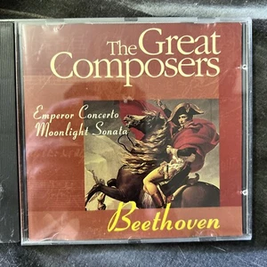 The Great Composers Beethoven CD Emperor Concerto Moonlight Sonata 1995(b85/11) - Picture 1 of 2