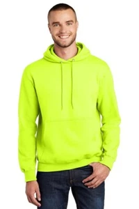 NEW Safety Green Port and Company Hooded Sweatshirt Size 2X - Picture 1 of 4
