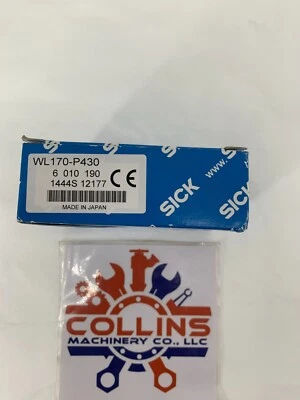 SICK WL170-P430 Photoelectric Sensor Retro-Reflective LED 0-4 M Sensing Range - Image 1 of 4