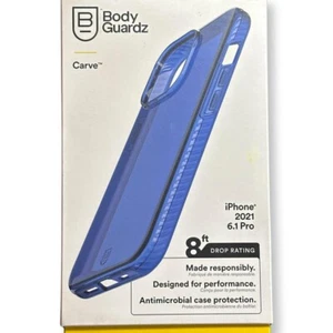 BodyGuardz - Funda Tallada para Apple iPhone 13 Pro (6.1) con Pureguard - Azul - Imagen 1 de 11