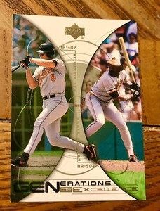 2000 UD Hitter's Club Generations of Excellence Baseball Card #GE1 Ripken/Murray
