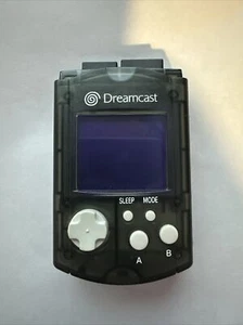 Sega Dreamcast Black VMU Card Visual Memory Unit Tested Working good no battery - Picture 1 of 2