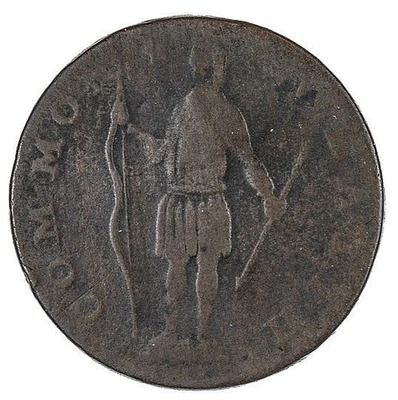 1788 US MASSACHUSETTS Cent Cooper Coin Period - Image 1 of 2