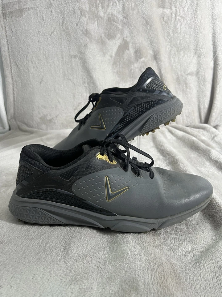 Callaway Coronado V3 Waterproof Men's Golf Shoes Black/Gray Size 10.5 Outdoors - Image 1 of 4