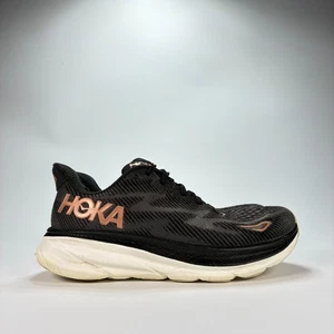 Hoka One One Clifton 9 schwarze bequeme Damen-Laufschuhe 1127896 BRGL Größe 7,5B - Bild 1 von 11