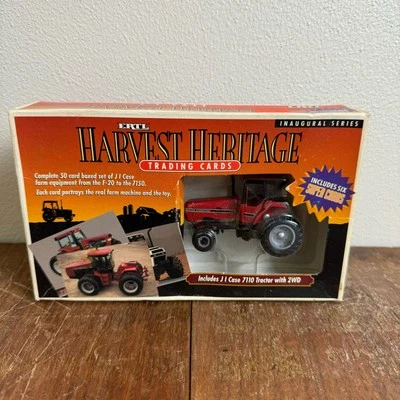 Tarjetas coleccionables ERTL Harvest Heritage 1994 nuevas existencias muertas y estuche tractor J1 7140 Foto 1 de 4