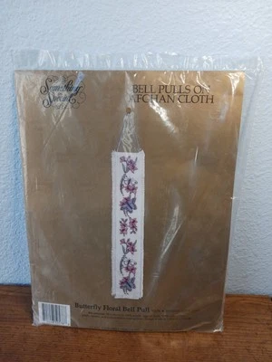 Cross Stitch Kit, Butterfly Floral Bell Pull - Image 1 of 4
