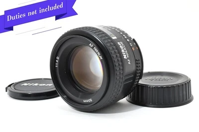 [Top MINT] Nikon AF NIKKOR 50mm f/1.4 D Lens w/ Front & Rear Caps From JAPAN - Image 1 of 4