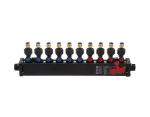 Viega Manabloc 1/2 Zoll x 10 Anschlüsse Presse MiniBloc Polysulfon Zonierung Verteiler - Bild 1 von 4