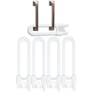 Baby Sliding Cabinet Locks - 4 Pack Adjustable U Shaped Child Safety Locks,Ch... - Picture 1 of 9
