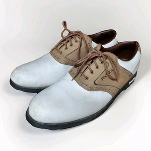 FootJoy Classics weiß Leder wasserdicht Golfschuhe Herren Größe 11,5 M - Bild 1 von 9