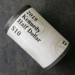 Mint Roll of 20 2019 D 50c Kennedy Half Dollars - Foto 1 di 3