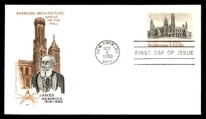 Mayfairstamps US FDC 1980 James Renwick and Smithsonian First Day Cover aau_0193 - Picture 1 of 2