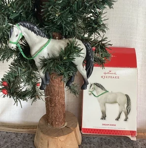 2013 Traumpferd Punze Andenken Ornament grau Urlaub Halfter Debra Murray - Bild 1 von 5